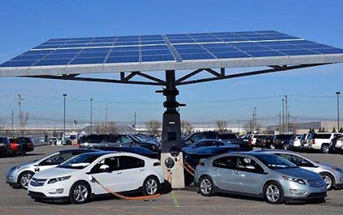 停車棚與太陽能光電結合